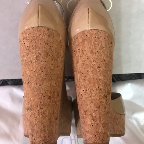 Jimmy Choo T strap Wedge Sandals - Picture 5 of 8